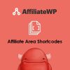 AffiliateWP E28093 Affiliate Area Shortcodes