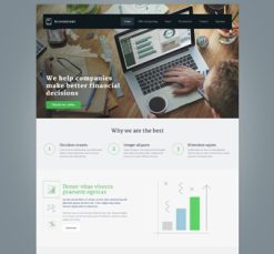 Mẫu giao diện website accountant