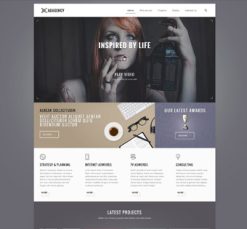 Mẫu giao diện website adagency