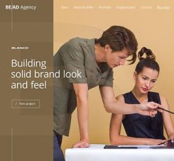 Mẫu giao diện website Quảng cáo (AdAgency 2)