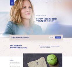 Mẫu giao diện website agency 2