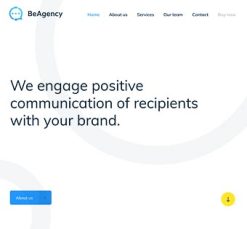 Mẫu giao diện website agency 3