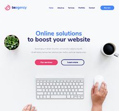 Mẫu giao diện website Cơ quan (Agency 4)