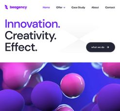 Mẫu giao diện website Cơ quan (Agency 8)