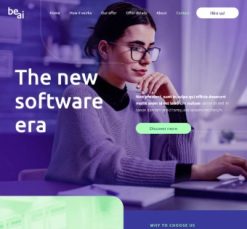 Mẫu giao diện website AI (AI 2)