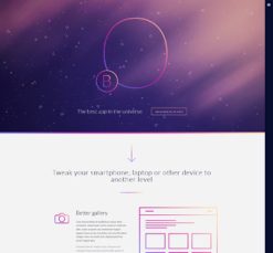 Mẫu giao diện website app 2