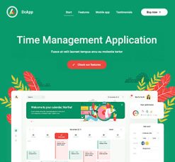 Mẫu giao diện website app 6