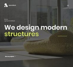 Mẫu giao diện website Kiến trúc sư (Architect 3)