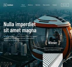 Mẫu giao diện website Kiến trúc sư (Architect 4)