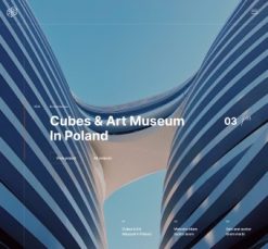 Mẫu giao diện website Kiến trúc sư (Architect 6)