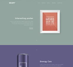 Mẫu giao diện website Nghệ thuật (Art)
