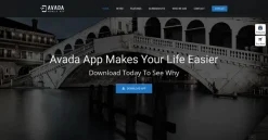 Mẫu giao diện website Trang web ứng dụng (App Website)