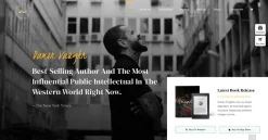 Mẫu giao diện website của tác giả (Author Website)