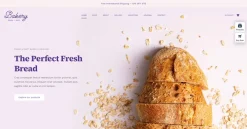 Mẫu giao diện website Bakery (Bakery Website)