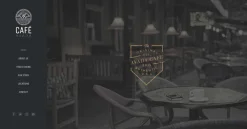 Mẫu giao diện website Cafe (Cafe Website)