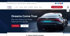 Mẫu giao diện website đại lý xe hơi (Car Dealership Website)