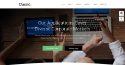 Mẫu giao diện website cổ điển (Classic Website)