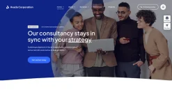 Mẫu giao diện website của công ty (Corporation Website)