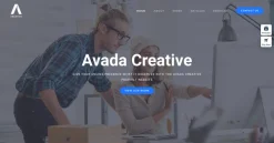 Mẫu giao diện website sáng tạo (Creative Website)