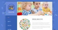 Mẫu giao diện website nhà trẻ (Daycare Website)