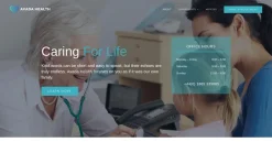 Mẫu giao diện website y tế (Health Website)