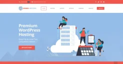 Mẫu giao diện website lưu trữ (Hosting Website)