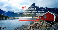 Mẫu giao diện website Ra mắt trang web (Launch Website)