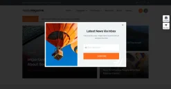 Mẫu giao diện website tạp chí (Magazine Website)