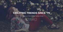 Mẫu giao diện website cửa hàng hiện đại (Modern Shop Website)