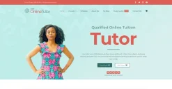 Mẫu giao diện website gia sư trực tuyến (Online Tutor Website)