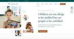 Mẫu giao diện website Tâm lý học (Psychology Website)