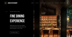 Mẫu giao diện website nhà hàng (Restaurant Website)