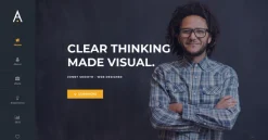 Mẫu giao diện website tiếp tục (Resume Website)