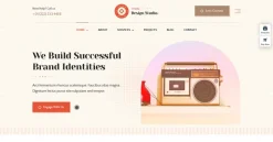 Mẫu giao diện website retro (Retro Website)