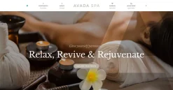 Mẫu giao diện website Spa (Spa Website)