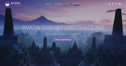 Mẫu giao diện website du lịch (Travel Website)