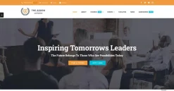 Mẫu giao diện website của trường đại học (University Website)