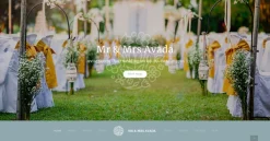 Mẫu giao diện website đám cưới (Wedding Website)