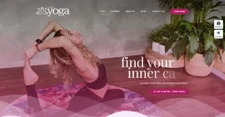 Mẫu giao diện website yoga (Yoga Website)
