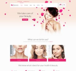 Mẫu giao diện website beauty