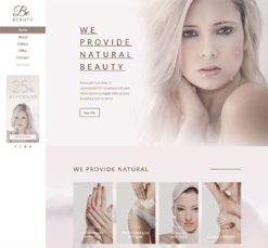 Mẫu giao diện website Sắp đẹp (Beauty 2)