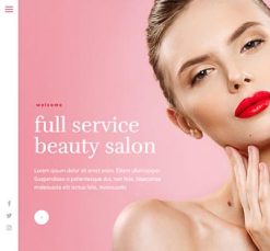 Mẫu giao diện website Sắc đẹp (Beauty 3)