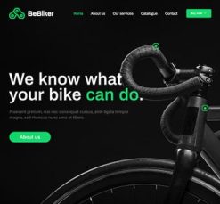 Mẫu giao diện website Biker (Biker 3)