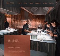 Mẫu giao diện website Nhà hàng Bistro (Bistro 3)