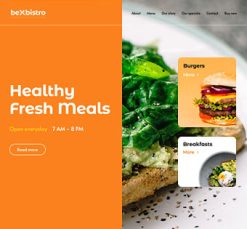 Mẫu giao diện website Bistro (Bistro 4)