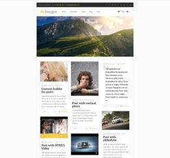 Mẫu giao diện website blogger