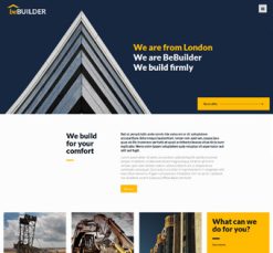 Mẫu giao diện website builder