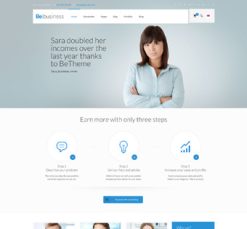 Mẫu giao diện website business