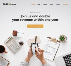 Mẫu giao diện website Kinh doanh (Business 3)