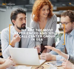 Mẫu giao diện website call center